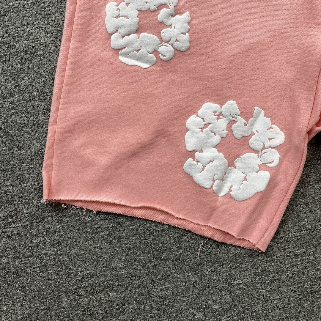 DENIM TEARS COTTON WREATH SHORTS PEACH - Phantom Kicks