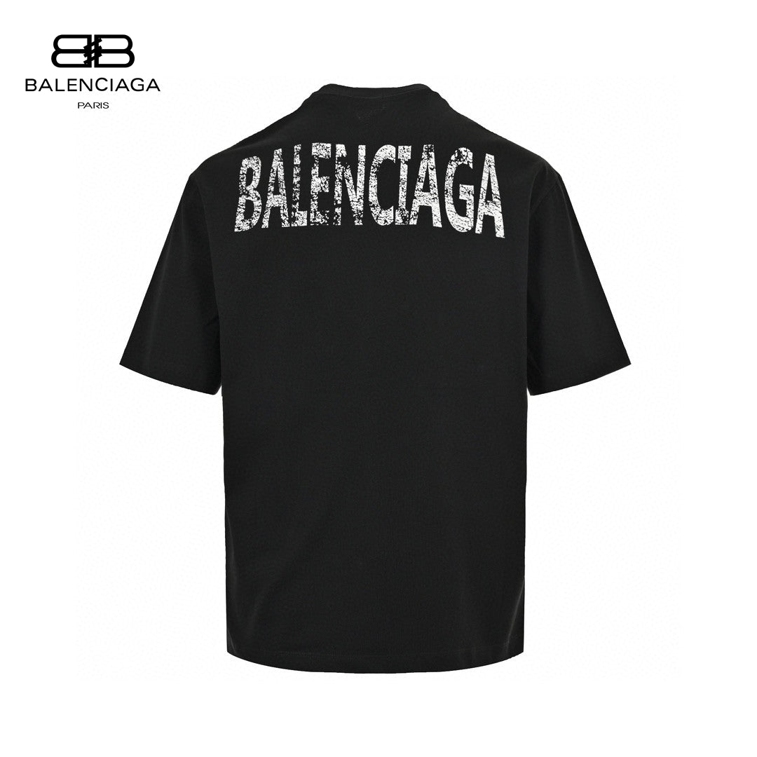 Balenciaga T-Shirt - Distressed Logo - Phantom Kicks