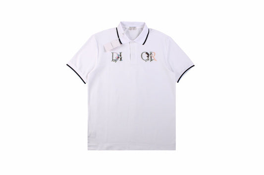 Dior Polo Shirt with Floral Logo Design - Phantom Kicks