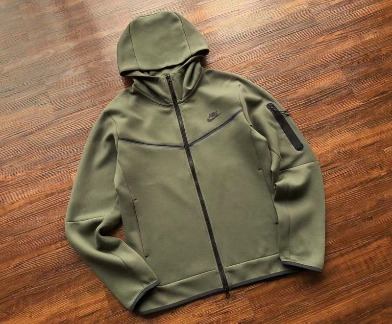 NIKE TECH FLEECE HOODIE x ARMY GREEN - Phantom Kicks