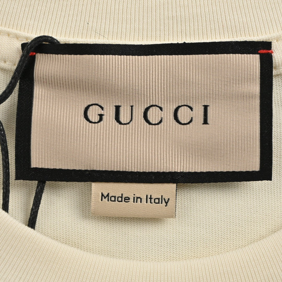 Gucci White T-Shirt with Dragon Graphic - Phantom Kicks