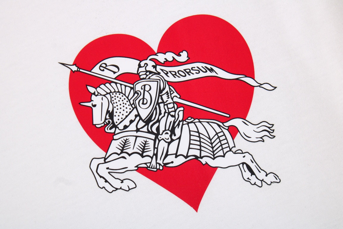 White T-Shirt with Heart and Skeleton Graphic - Phantom Kicks