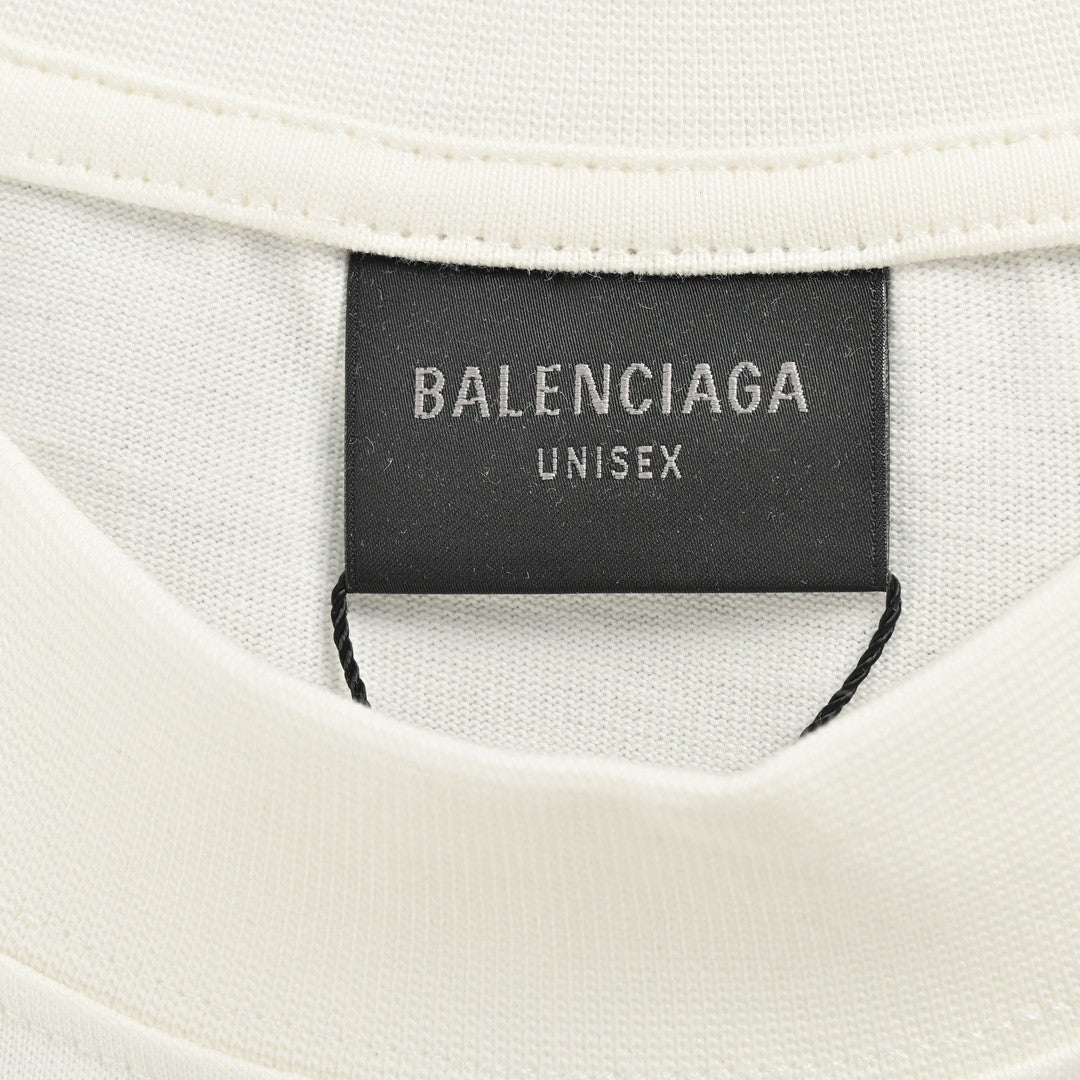 Balenciaga T-Shirt - Overlapping Logo - Phantom Kicks