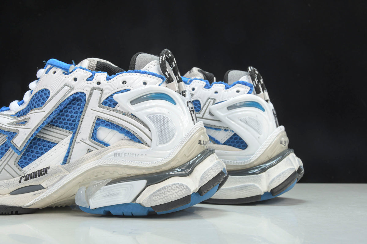 B Runner White Blue