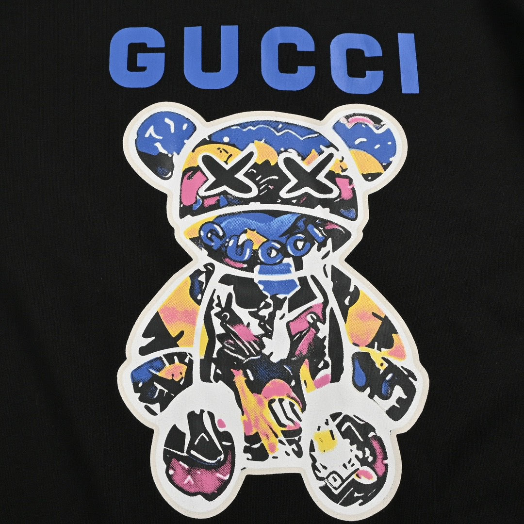 Gucci Black T-Shirt with Bear Graphic - Phantom Kicks