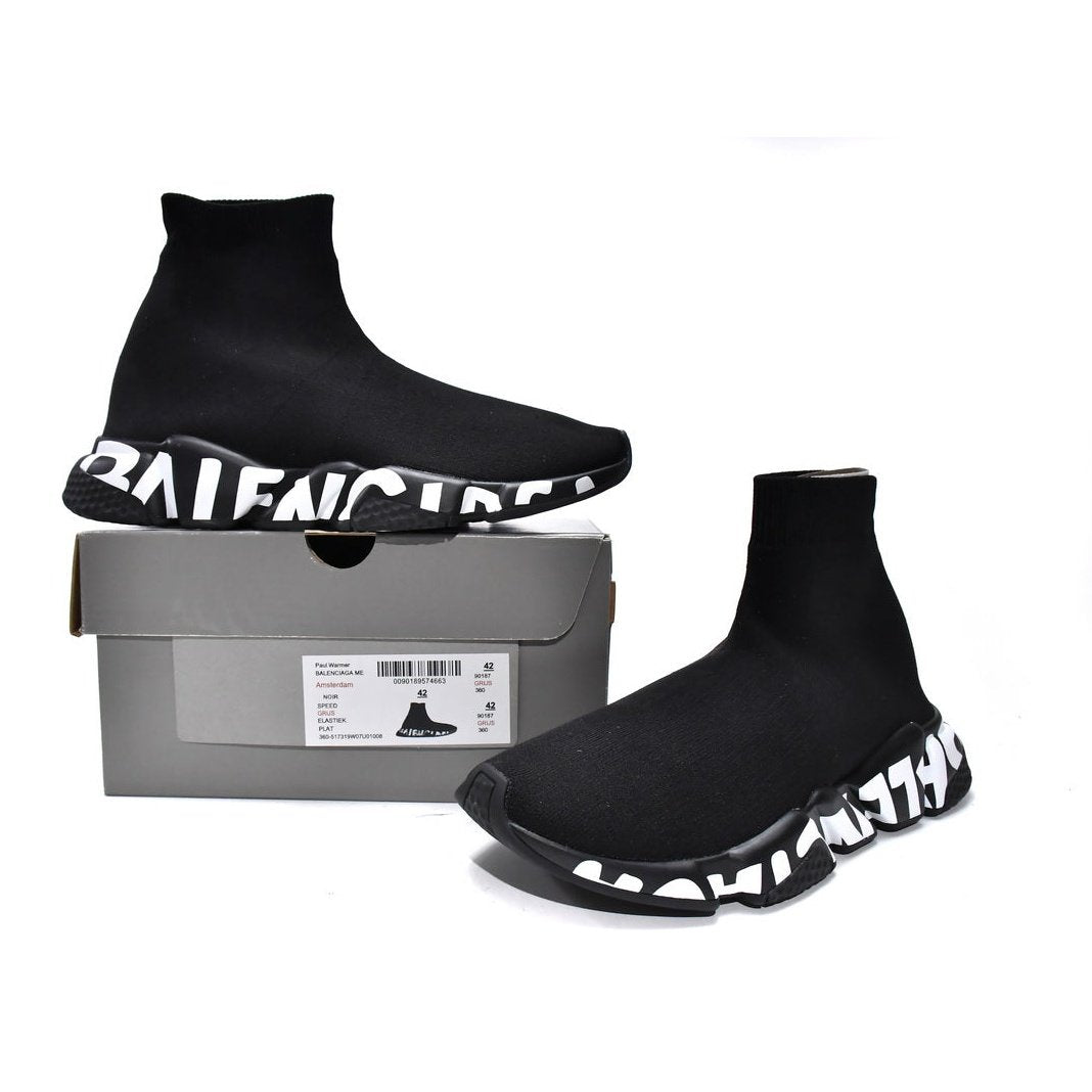 BALENCIAGA SPEED GRAFFITI TRAINER x BLACK - Phantom Kicks
