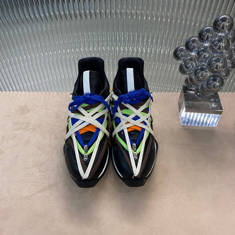 Multicolor Wrap-Lace Sneakers - Phantom Kicks