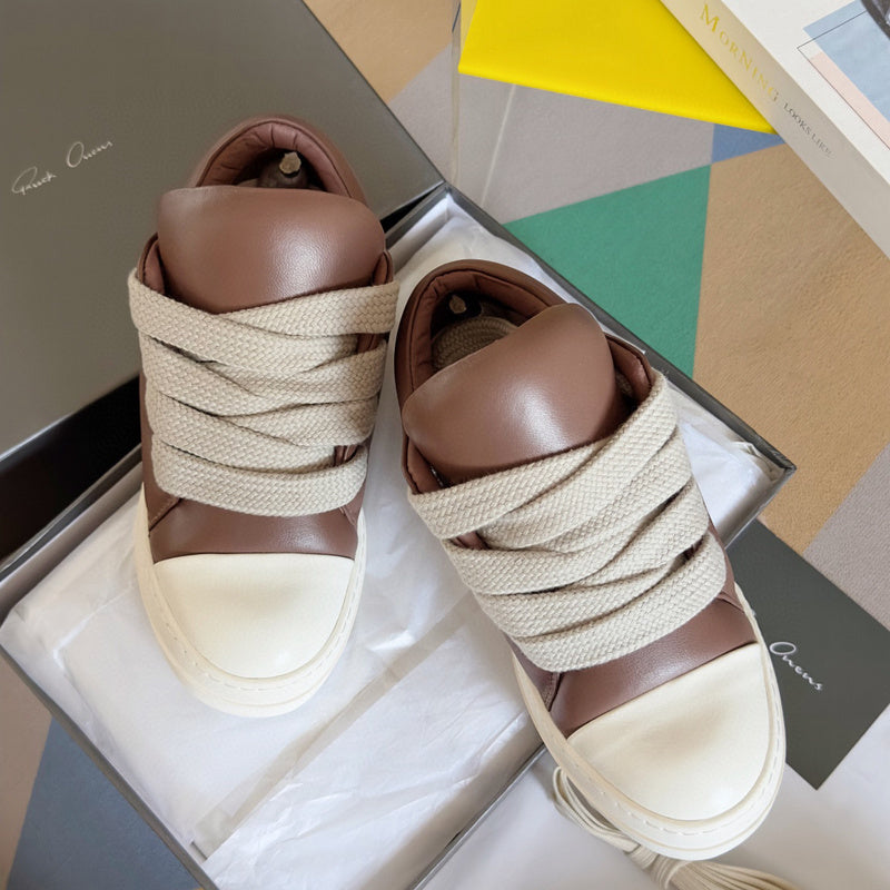 Rick Owens Brown Low-Top Sneakers - Phantom Kicks
