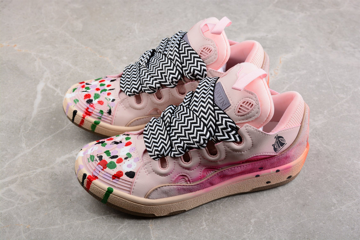 Vibrant Pink Low Top Sneakers - Phantom Kicks