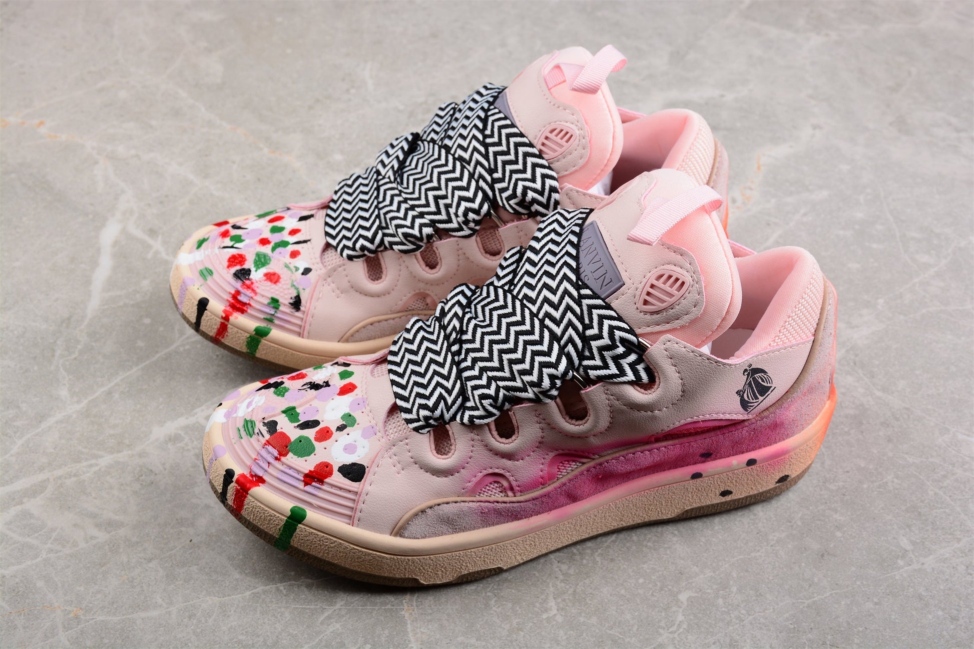 Vibrant Pink Low Top Sneakers - Phantom Kicks