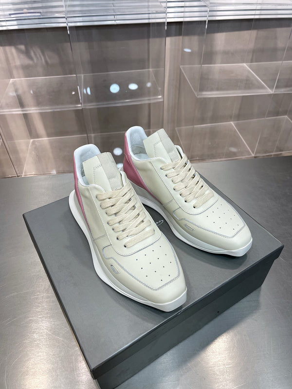 Two-Tone Pink Accent Sneakers - Phantom Kicks