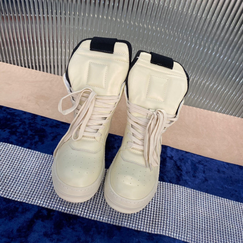 Rick Owens Geobasket Sneakers - Cream - Phantom Kicks