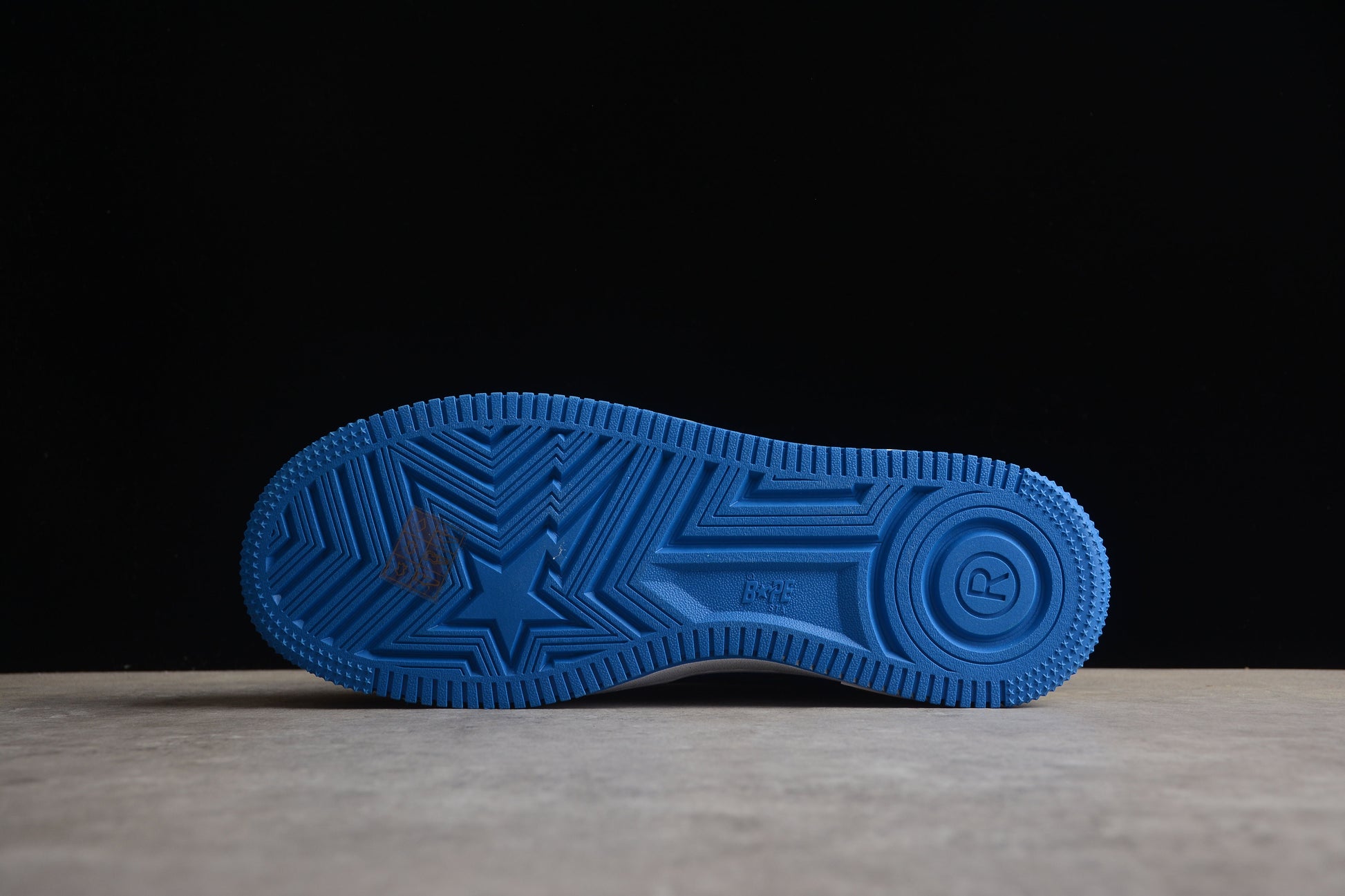 BAPE STA Low-Top Sneakers in Green, Blue, and Yellow - Phantom Kicks