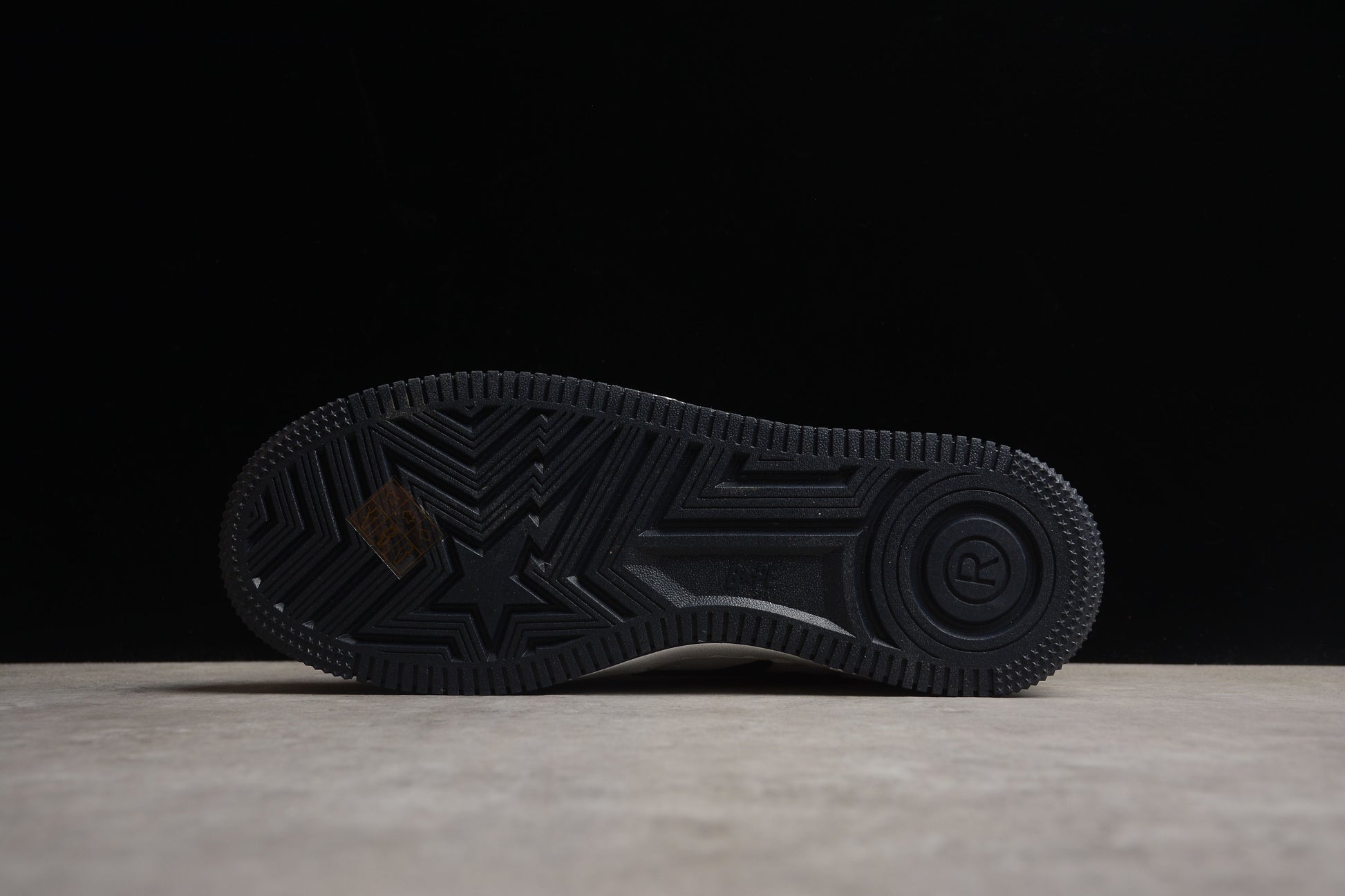 BAPE STA Low-Top White and Black Sneakers - Phantom Kicks