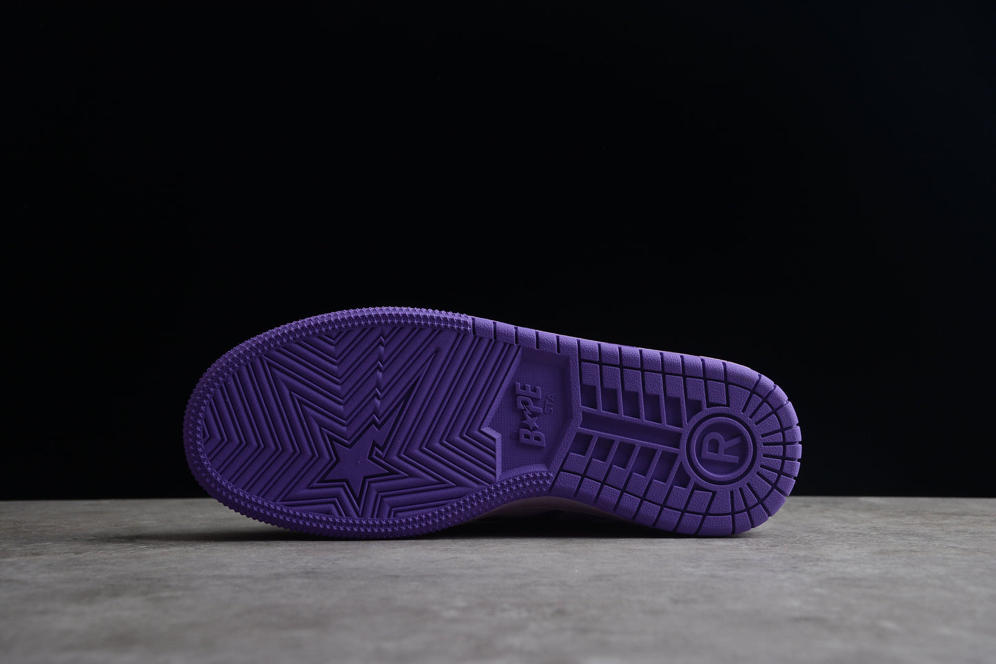 BAPE STA Low-Top Purple Gradient Sneakers - Phantom Kicks