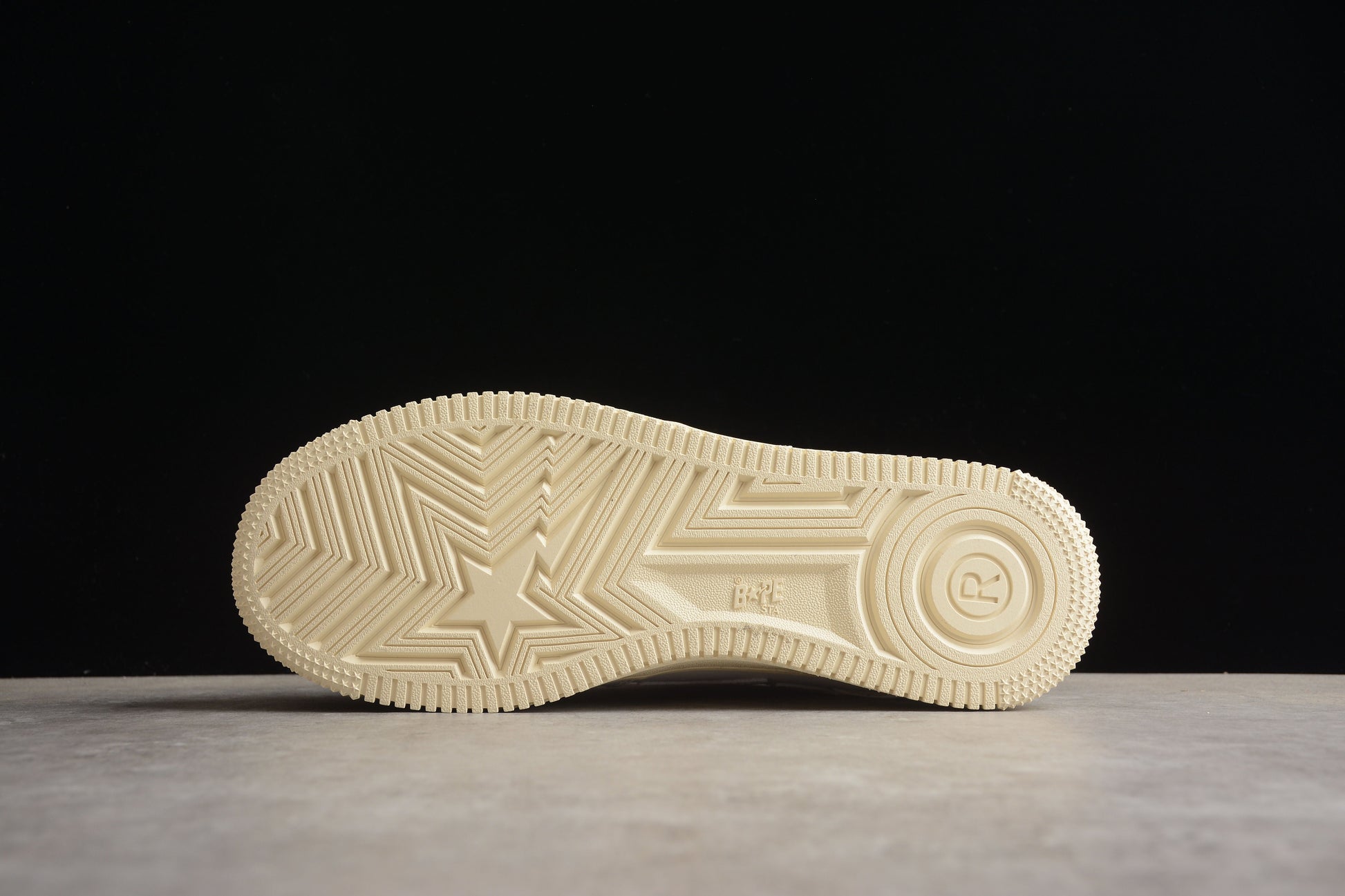 BAPE STA Low-Top Sneakers in White and Black - Phantom Kicks