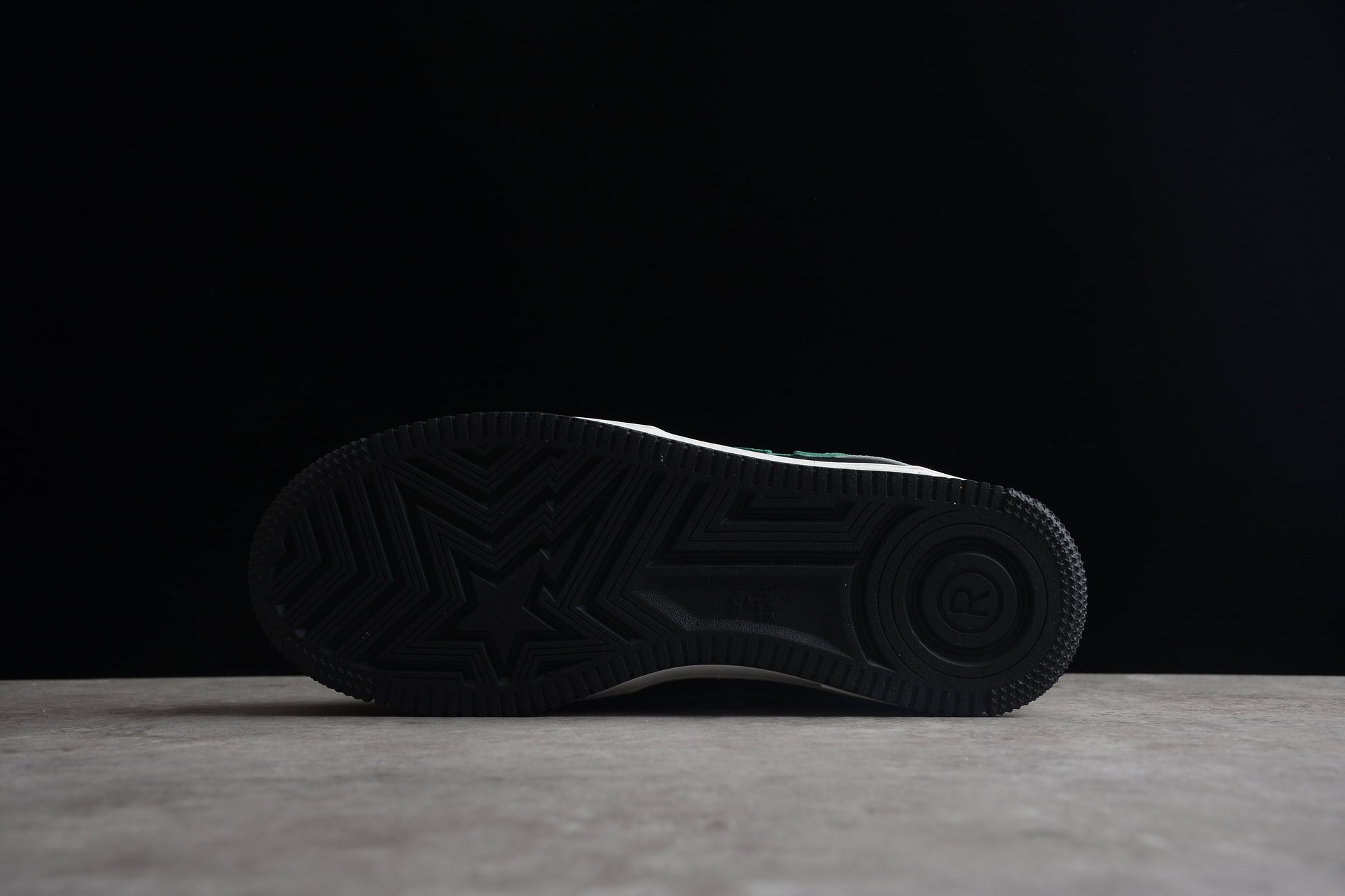 BAPE STA Low-Top Aqua and Grey Sneakers - Phantom Kicks