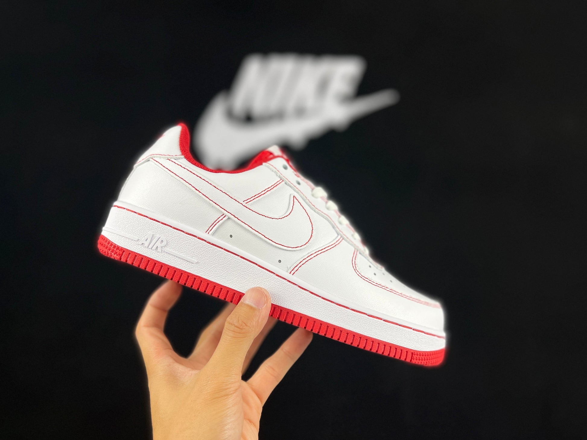 NIKE AIR FORCE 1 '07 "Red" - Phantom Kicks