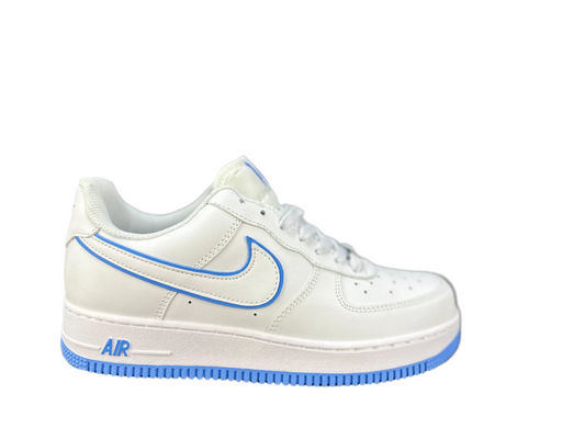 NIKE AIR FORCE 1 "Double Swoosh White/Blue" - Phantom Kicks