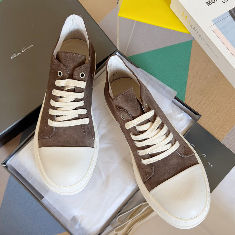 Rick Owens taupe Low-Top Sneakers - Phantom Kicks
