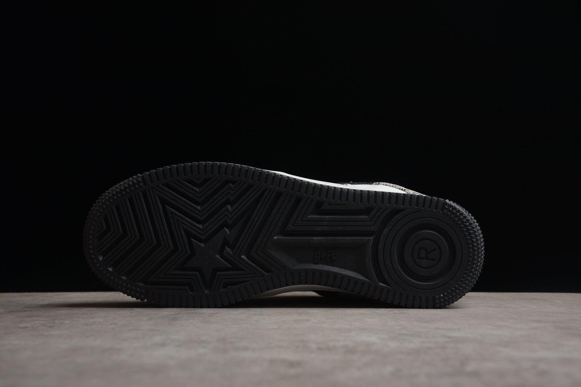 BAPE STA Low-Top Sneakers with Snakeskin Pattern - Phantom Kicks