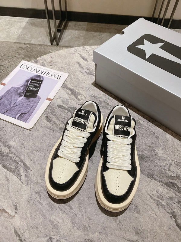 Golden Goose Cream and Black Star Sneakers - Phantom Kicks