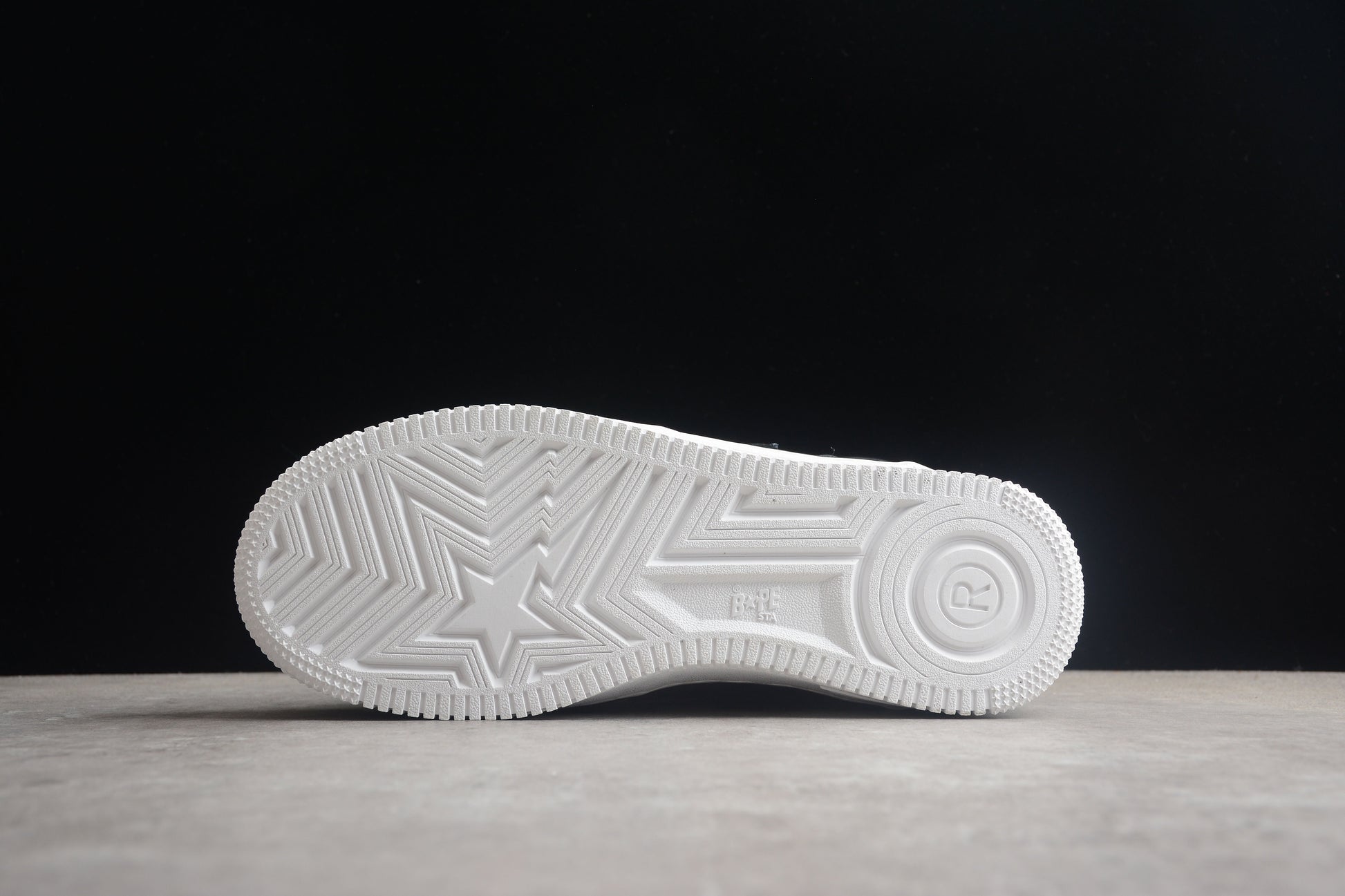 BAPE STA Black Patent Leather Low-Top Sneakers - Phantom Kicks