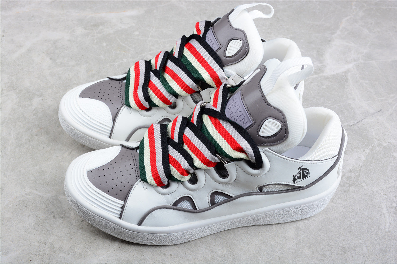 Lanvin White and Grey Sneaker - Phantom Kicks
