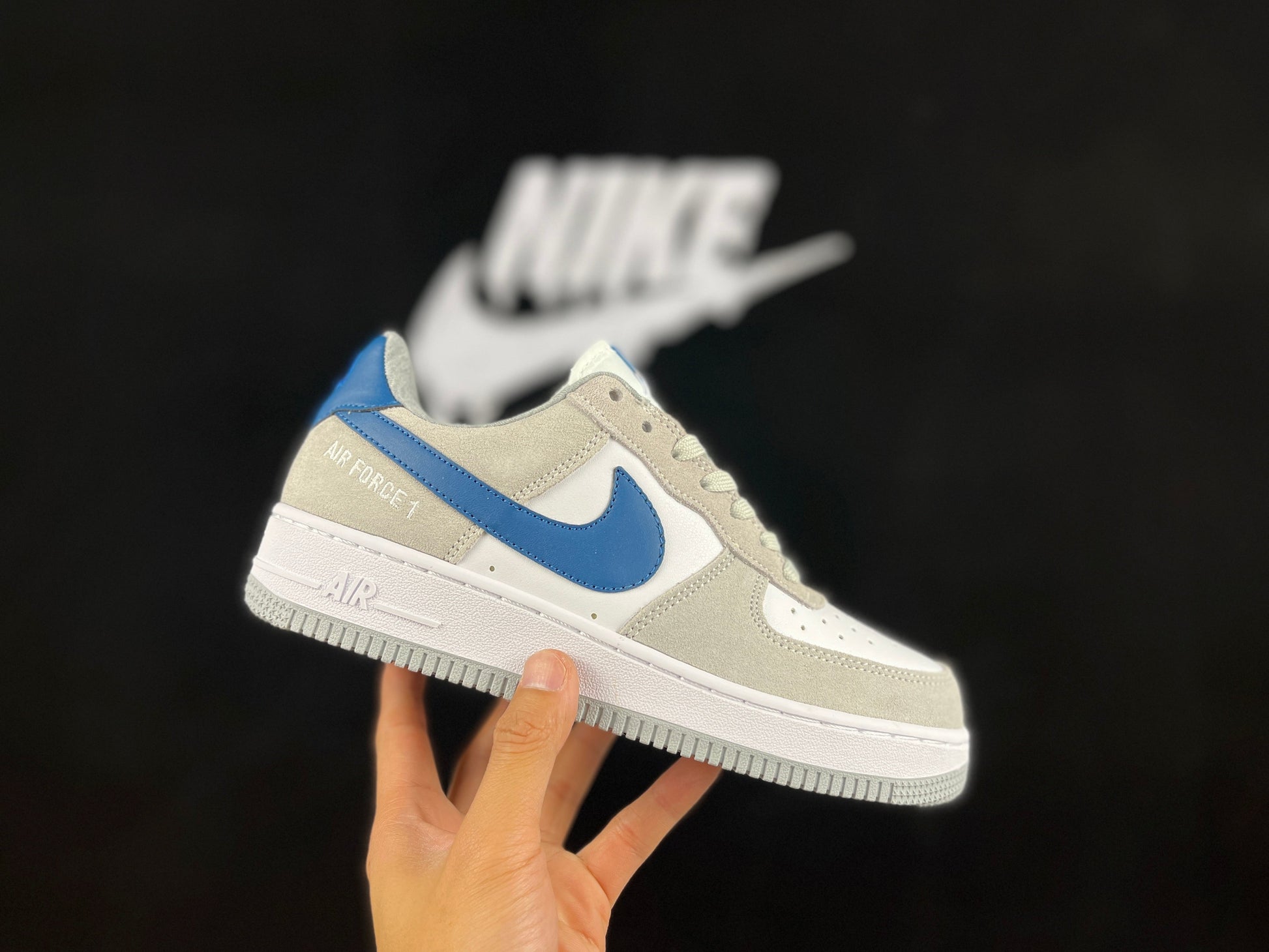 NIKE AIR FORCE 1 Low "Gray/Blue" - Phantom Kicks