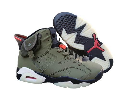 Jordan 6 Retro "Travis Scott - Medium Olive" - Phantom Kicks