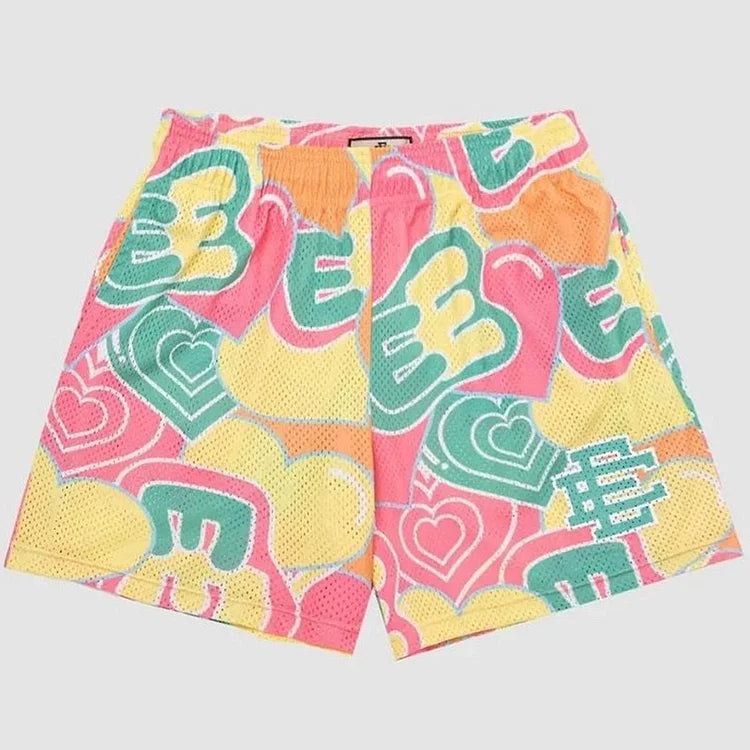 EE Beach Sports Shorts Heart Light Yellow - Phantom Kicks