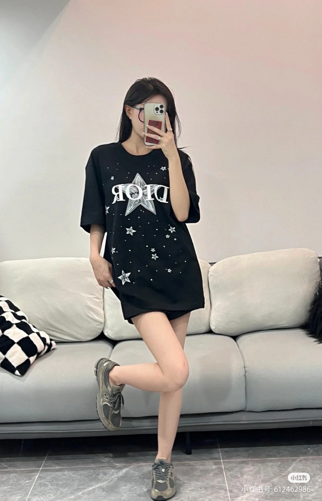 Dior Star Graphic Black T-Shirt - Phantom Kicks
