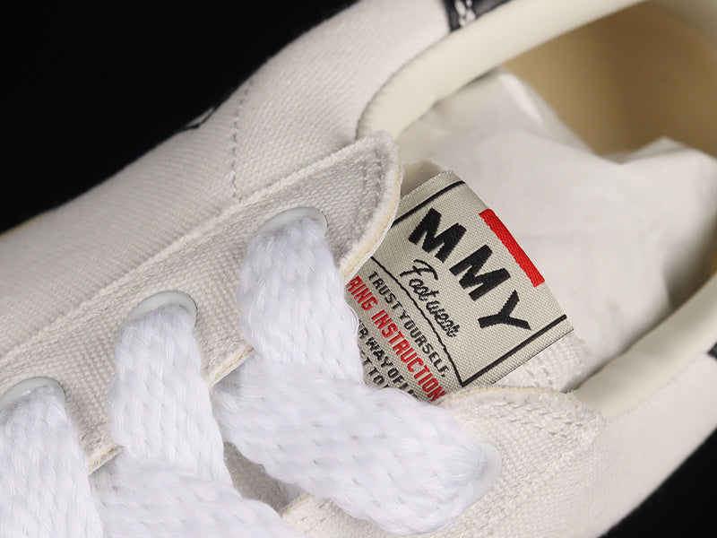 MAISON MIHARA YASUHIRO BLAKEY OG SOLE LEATHER LOW BEIGE WHITE - Phantom Kicks