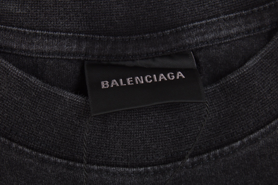 Balenciaga T-shirt with Washed Effect - Phantom Kicks