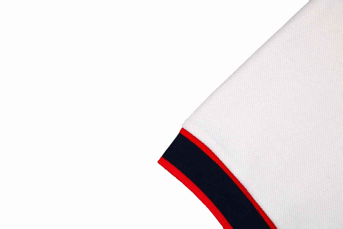 Gucci Polo Shirt with Web Collar (White) - Phantom Kicks