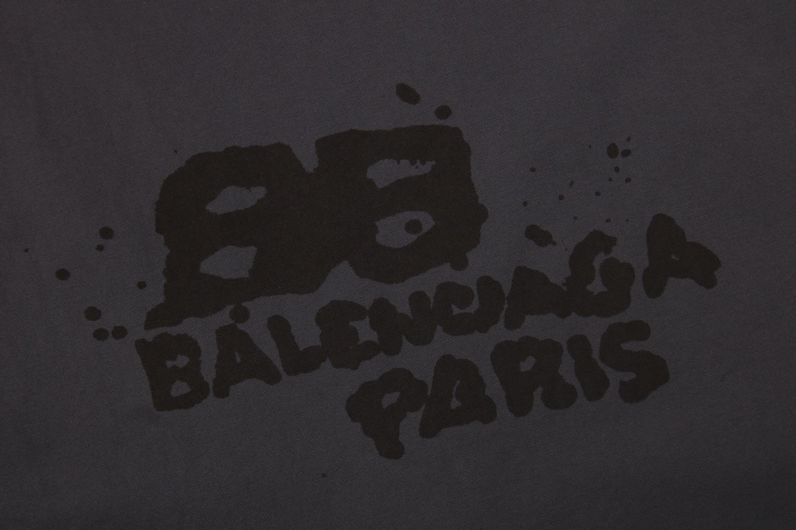 Balenciaga T-shirt with Paris Print - Phantom Kicks