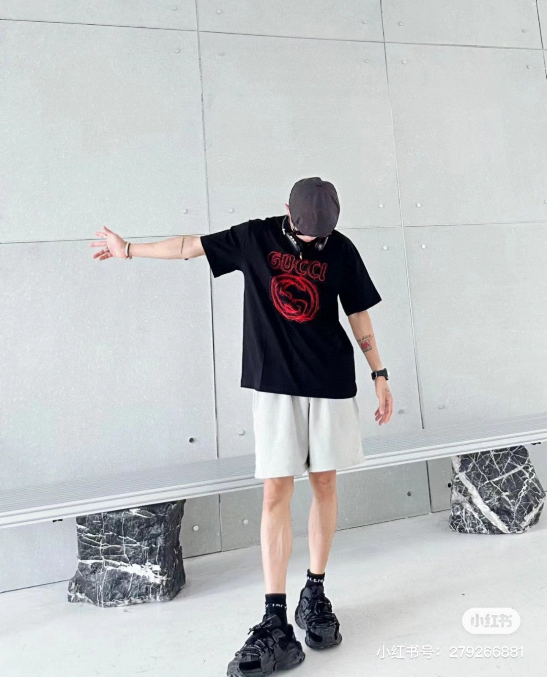 Gucci T-Shirt - Scribble Logo - Phantom Kicks