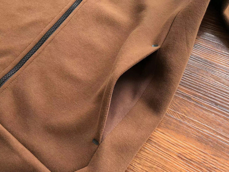 NIKE TECH FLEECE HOODIE x BROWN - Phantom Kicks