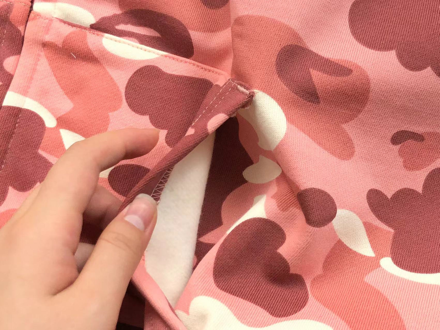 BAPE x BARBIE DOT CAMO SHARK FULL ZIP HOODIE PINK - Phantom Kicks