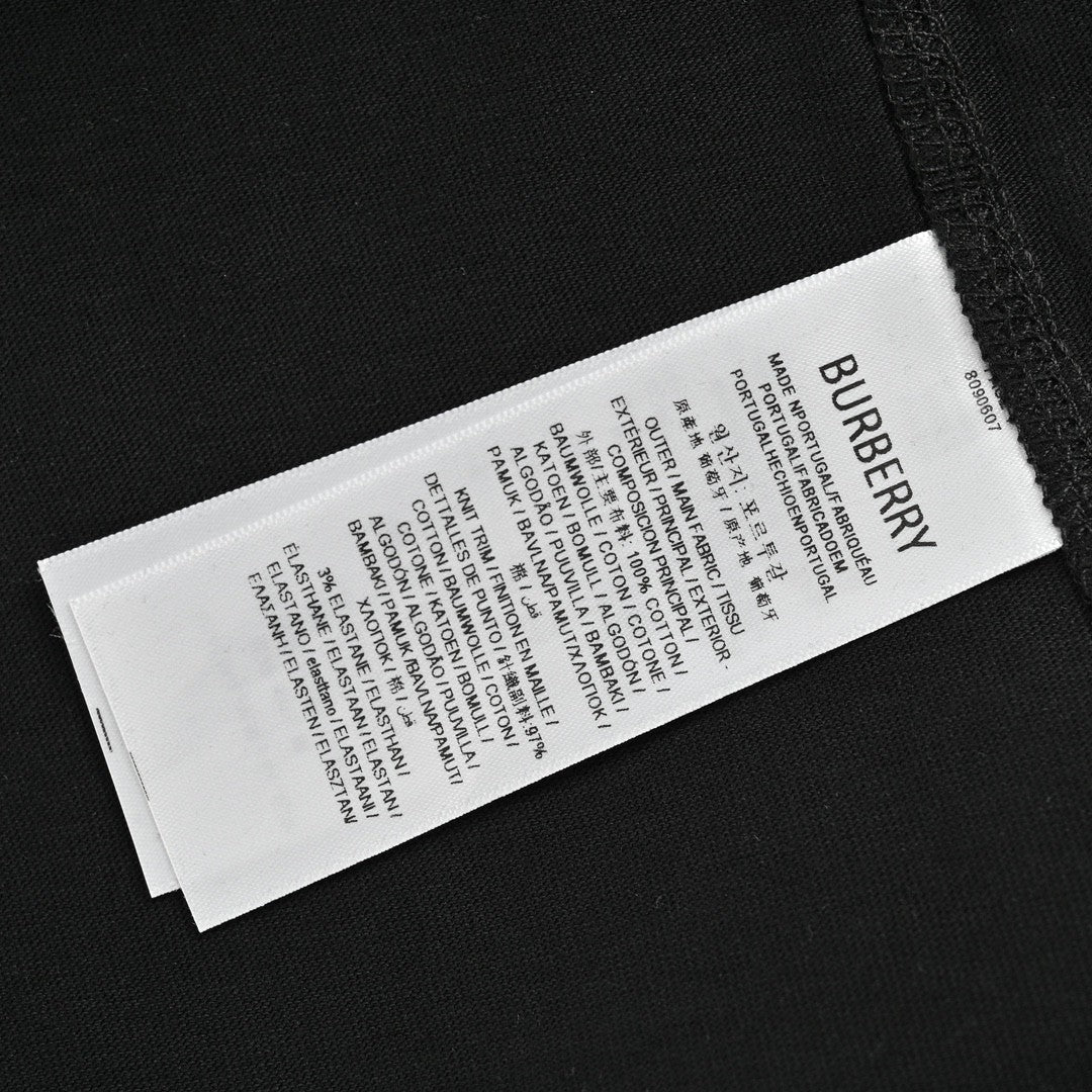 Burberry Gradient Equestrian Logo Black T-Shirt - Phantom Kicks