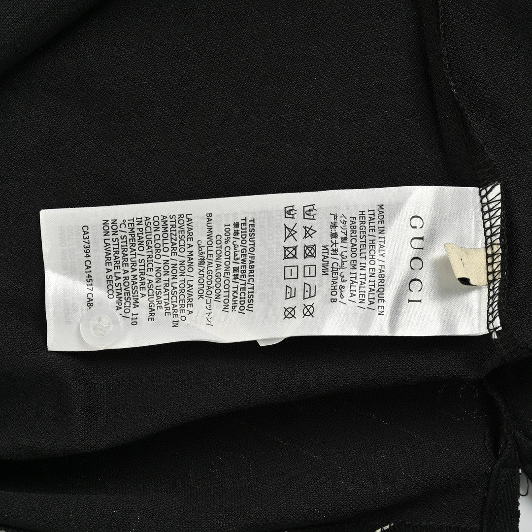 GUCCI GG PATTERN POLO SHIRT BLACK - Phantom Kicks