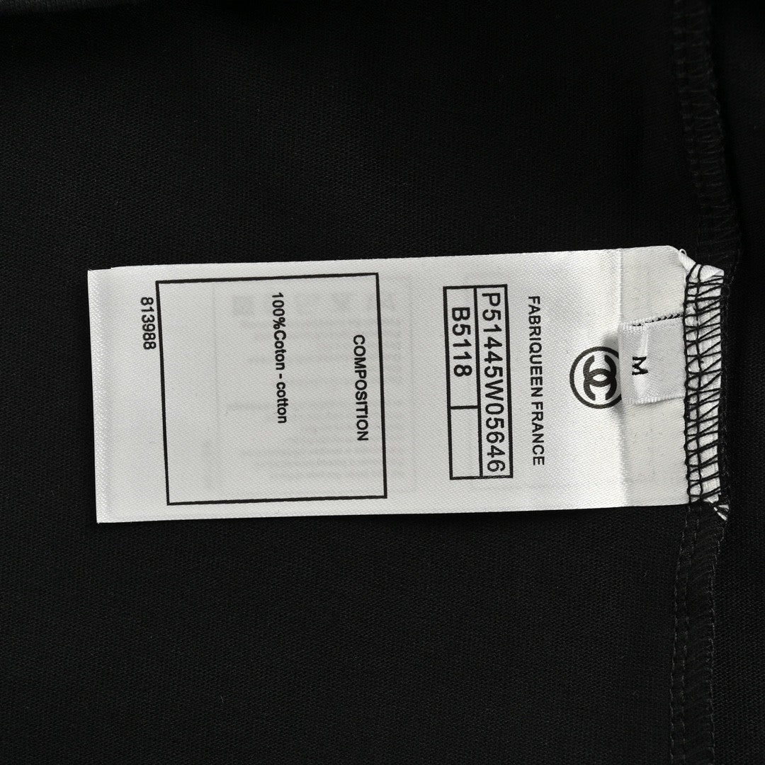Chanel Double C Logo T-Shirt (Black) - Phantom Kicks