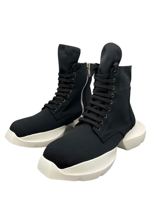 Rick Owens Black High-Top Platform Sneakers - Phantom Kicks