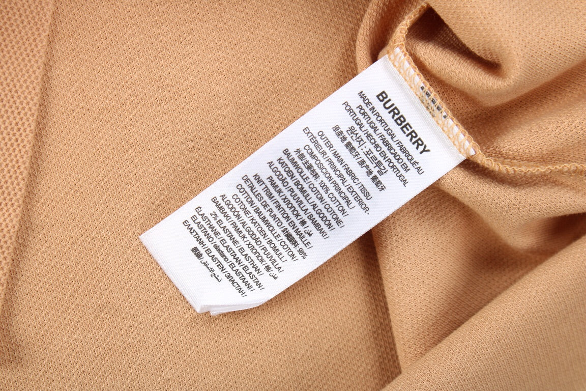 Burberry Textured Polo Shirt in Beige - Phantom Kicks