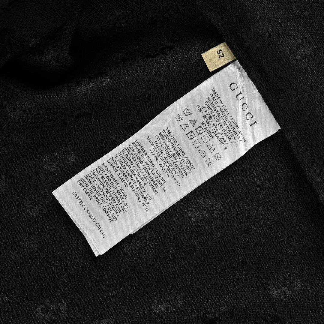 Gucci GG Monogram Black Short Sleeve Shirt - Phantom Kicks