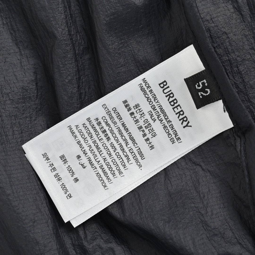 Burberry Lightweight Hooded Jacket - Black - Phantom Kicks