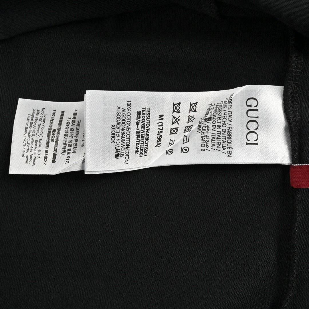 Gucci Black T-Shirt with Firenze 1921 Logo - Phantom Kicks