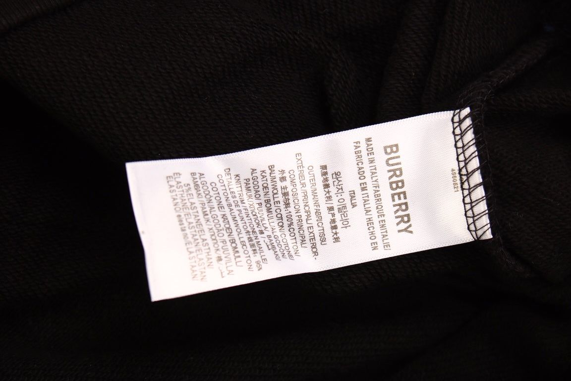 Burberry Black Hoodie with Logo - Phantom Kicks