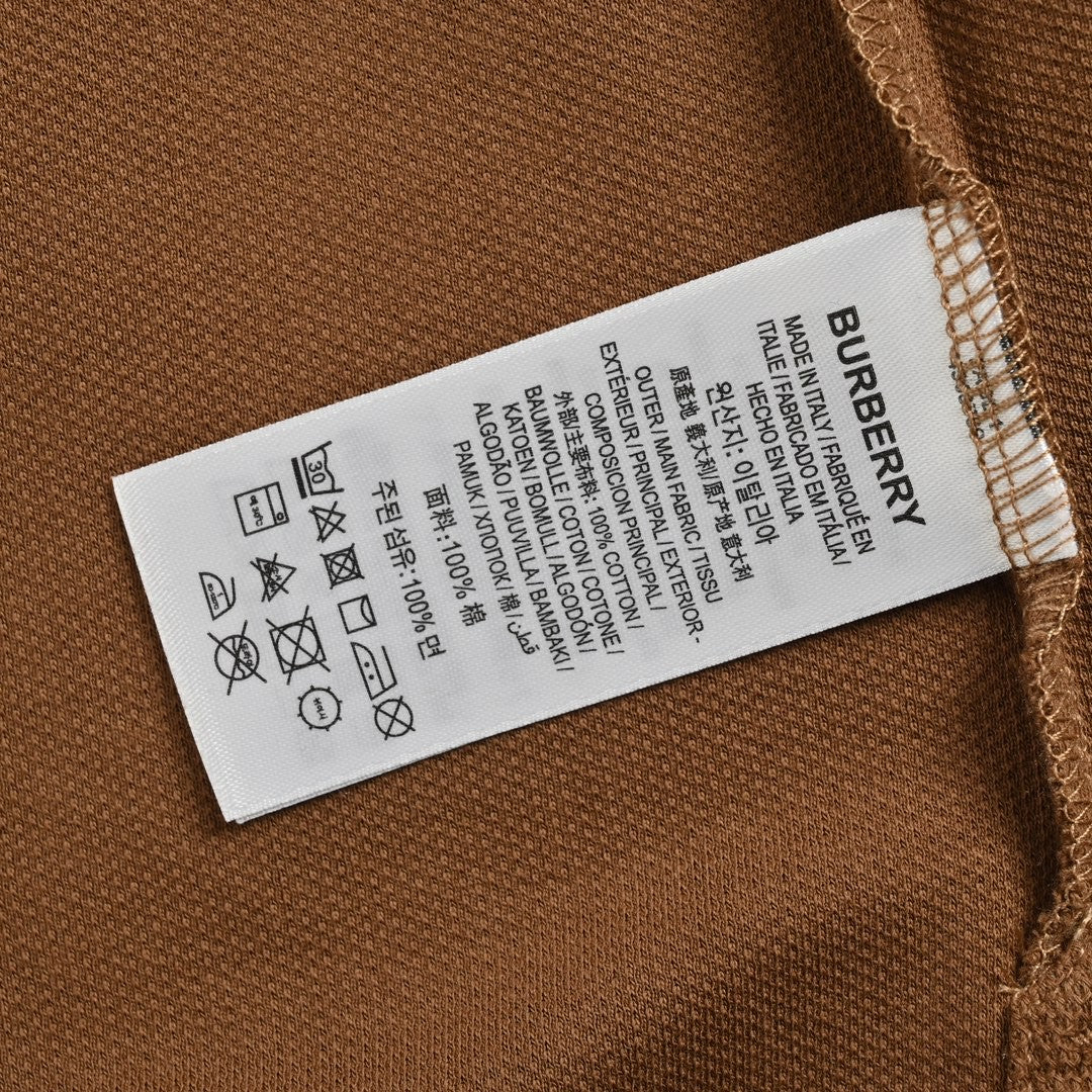 Burberry Striped Collar Polo Shirt in Brown - Phantom Kicks