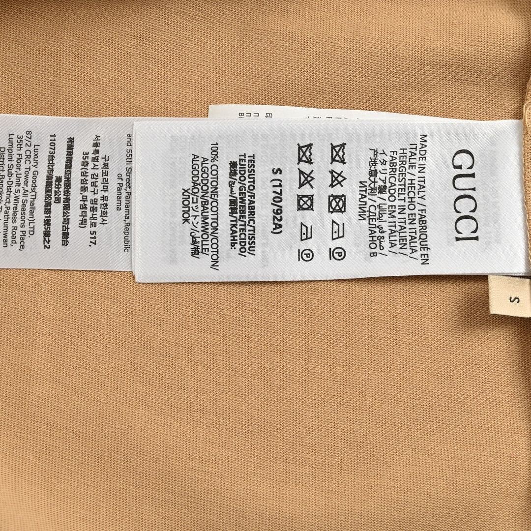 Gucci Tan T-Shirt with Firenze 1921 Logo - Phantom Kicks